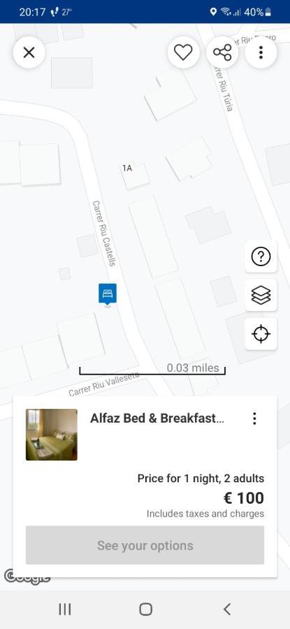 Alfaz Bed & Breakfast 拉尔法斯德尔皮 外观 照片